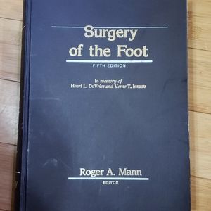Foot surgery book 5th edition Roger Mann